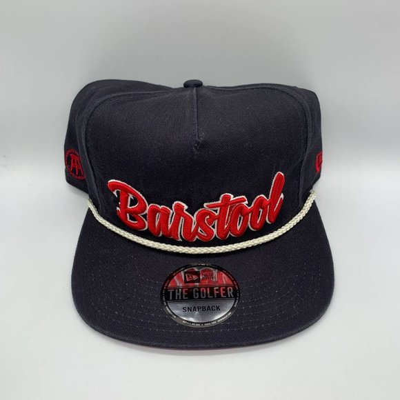 Barstool Sports The Golfer New Era Navy Blue Hat Snapback Cap Mens - Picture 1 of 6